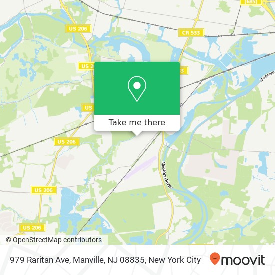 979 Raritan Ave, Manville, NJ 08835 map