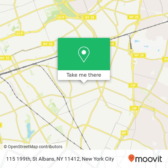 Mapa de 115 199th, St Albans, NY 11412
