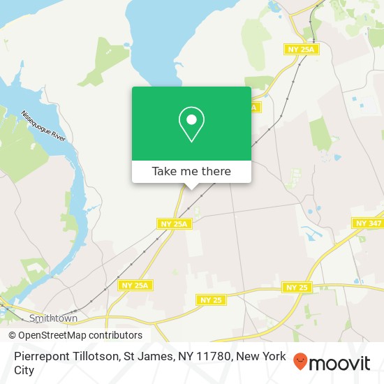 Pierrepont Tillotson, St James, NY 11780 map