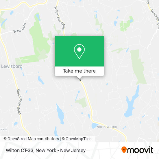 Mapa de Wilton CT-33, Wilton, CT 06897