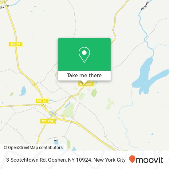 3 Scotchtown Rd, Goshen, NY 10924 map
