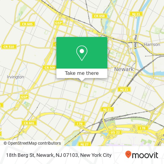 18th Berg St, Newark, NJ 07103 map