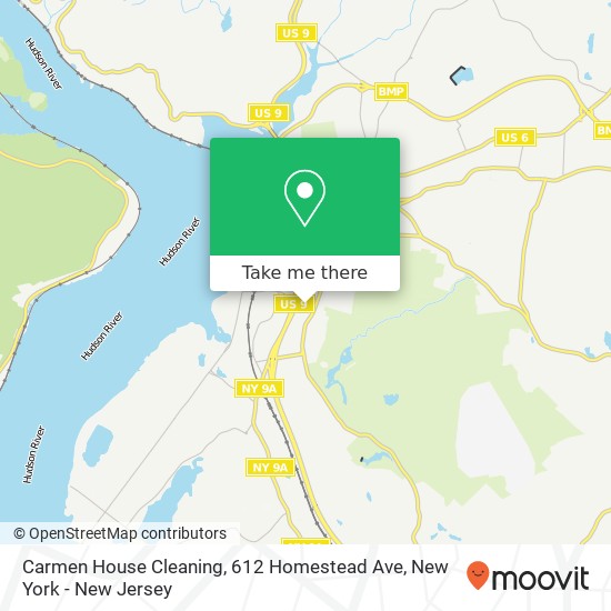 Mapa de Carmen House Cleaning, 612 Homestead Ave