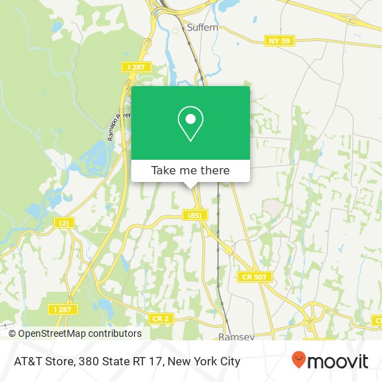Mapa de AT&T Store, 380 State RT 17