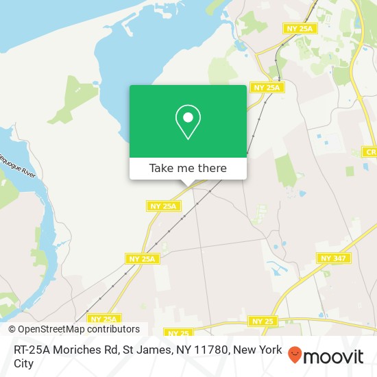 RT-25A Moriches Rd, St James, NY 11780 map