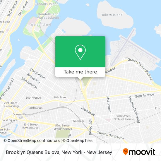 Brooklyn Queens Bulova map