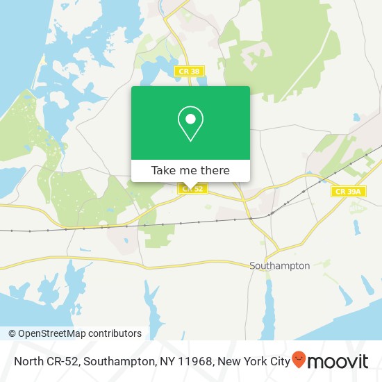 Mapa de North CR-52, Southampton, NY 11968