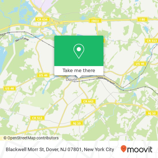 Blackwell Morr St, Dover, NJ 07801 map