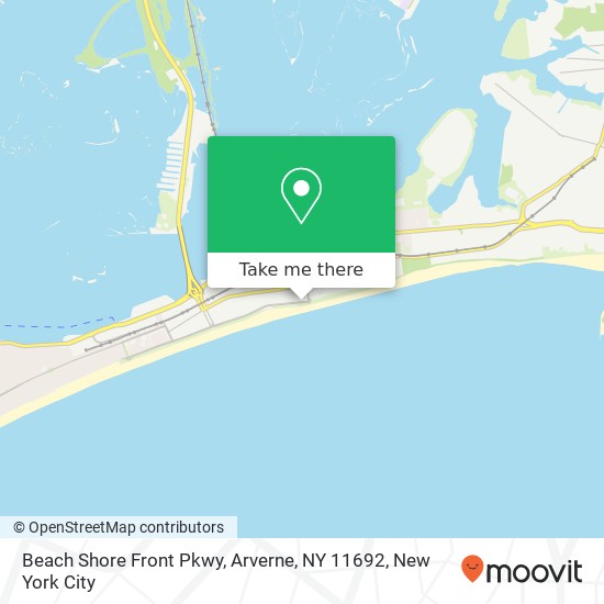 Mapa de Beach Shore Front Pkwy, Arverne, NY 11692