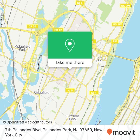 7th Palisades Blvd, Palisades Park, NJ 07650 map