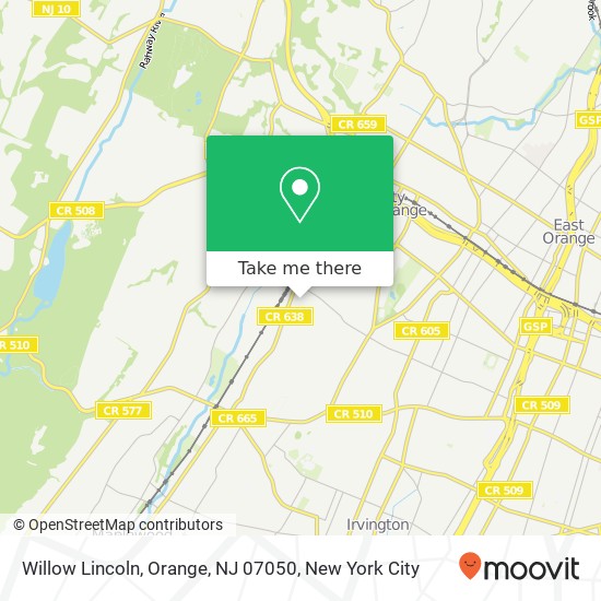 Willow Lincoln, Orange, NJ 07050 map