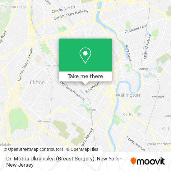 Dr. Motria Ukrainskyj (Breast Surgery) map