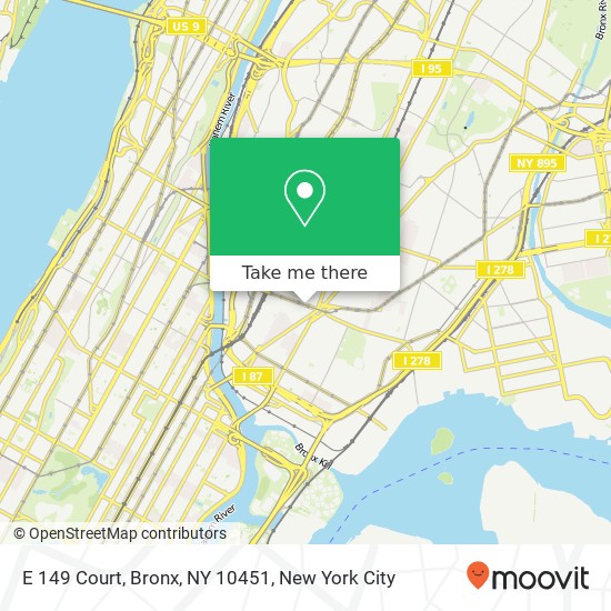E 149 Court, Bronx, NY 10451 map