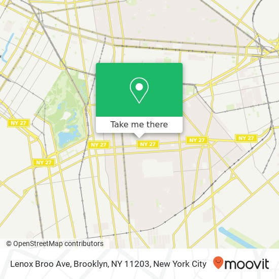 Lenox Broo Ave, Brooklyn, NY 11203 map