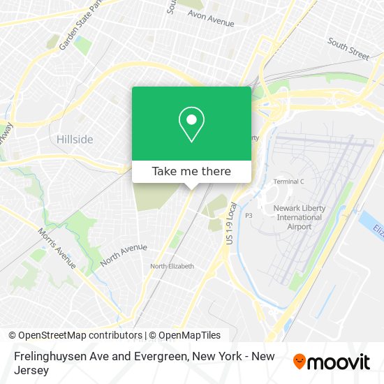 Mapa de Frelinghuysen Ave and Evergreen
