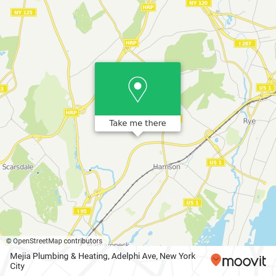 Mapa de Mejia Plumbing & Heating, Adelphi Ave