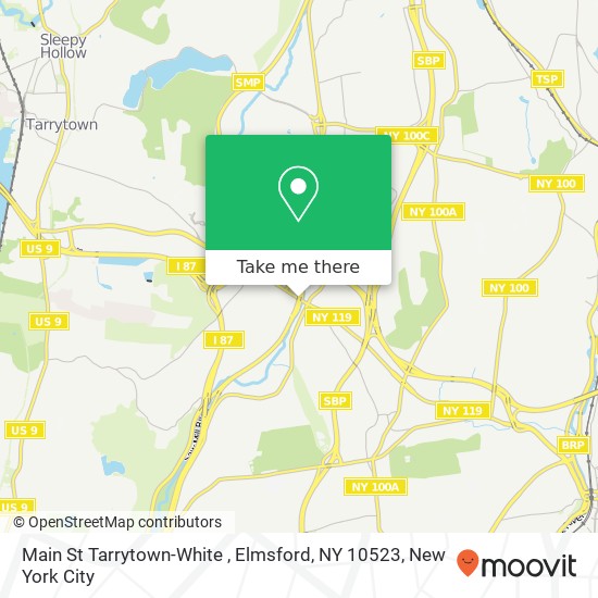 Main St Tarrytown-White , Elmsford, NY 10523 map