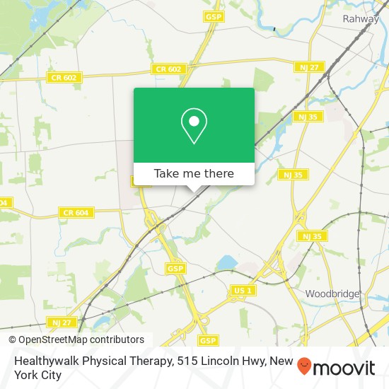 Mapa de Healthywalk Physical Therapy, 515 Lincoln Hwy