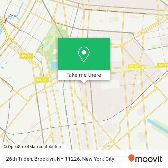 Mapa de 26th Tilden, Brooklyn, NY 11226