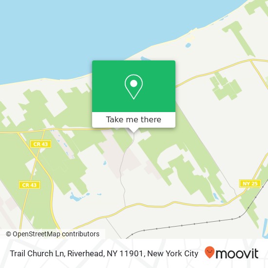 Trail Church Ln, Riverhead, NY 11901 map