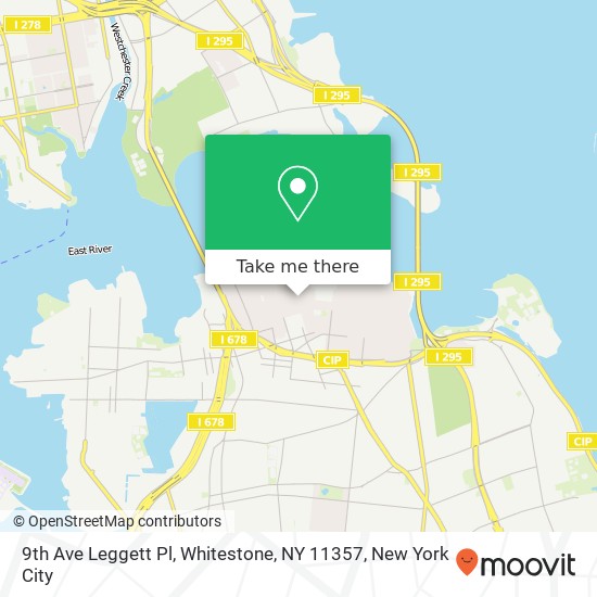 9th Ave Leggett Pl, Whitestone, NY 11357 map