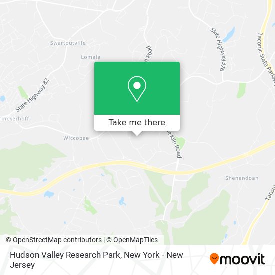 Mapa de Hudson Valley Research Park