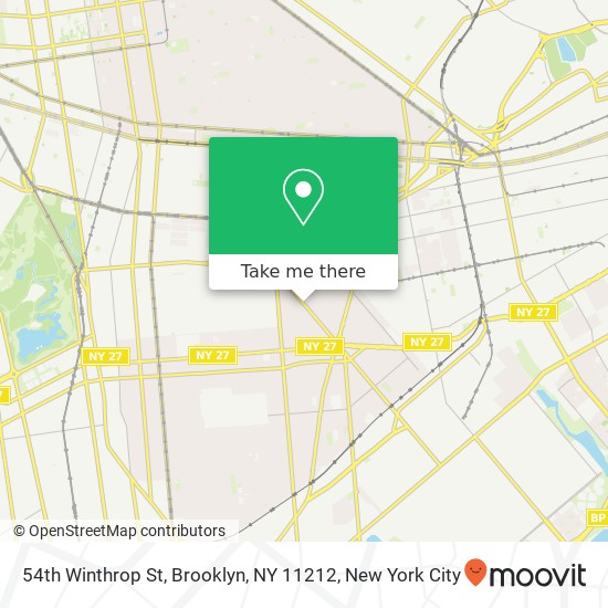 54th Winthrop St, Brooklyn, NY 11212 map