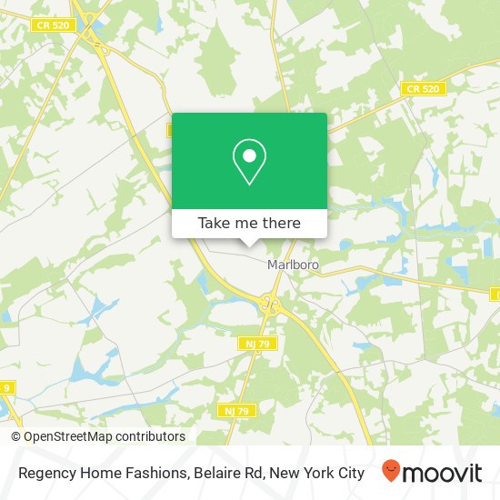 Regency Home Fashions, Belaire Rd map