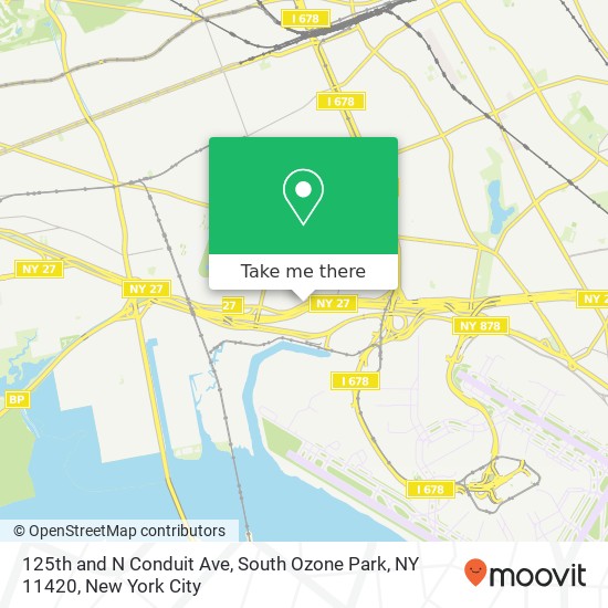 125th and N Conduit Ave, South Ozone Park, NY 11420 map