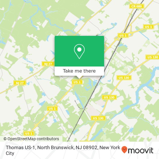 Thomas US-1, North Brunswick, NJ 08902 map