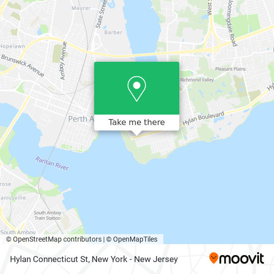 Hylan Connecticut St map