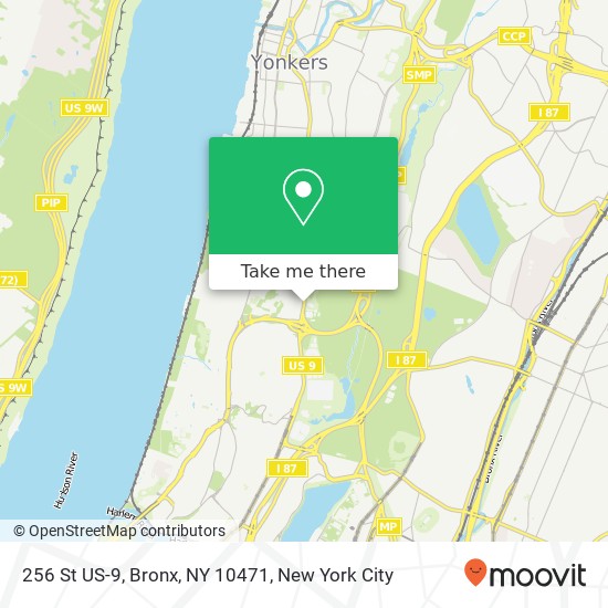 Mapa de 256 St US-9, Bronx, NY 10471