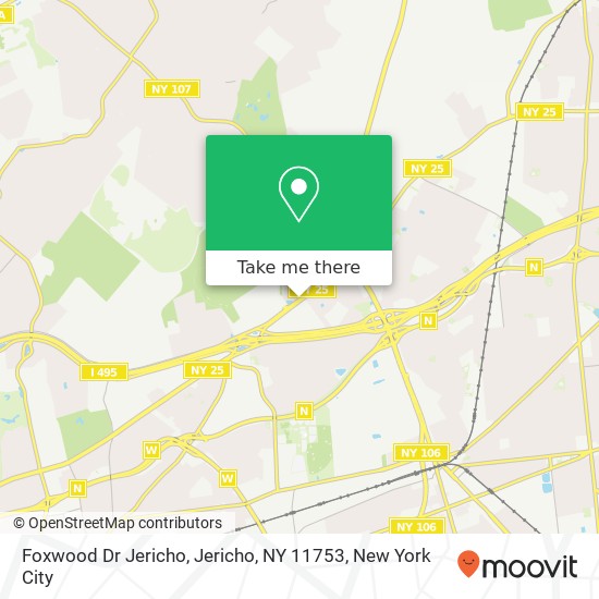 Foxwood Dr Jericho, Jericho, NY 11753 map