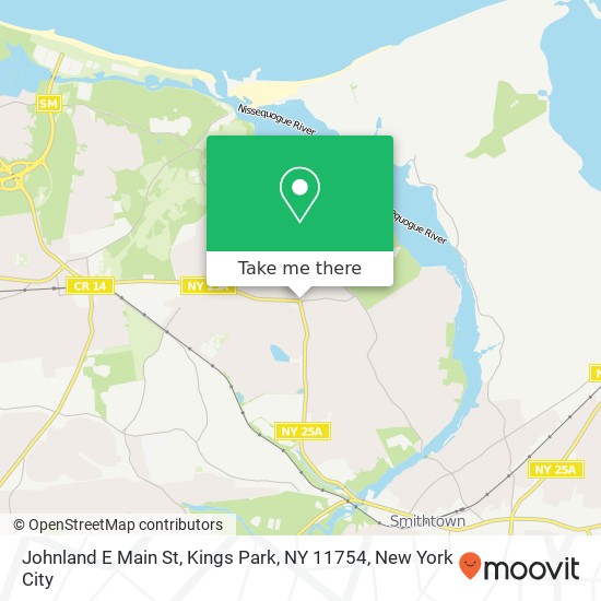 Johnland E Main St, Kings Park, NY 11754 map