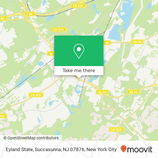 Mapa de Eyland State, Succasunna, NJ 07876