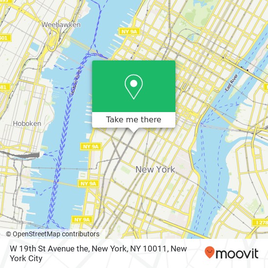 W 19th St Avenue the, New York, NY 10011 map