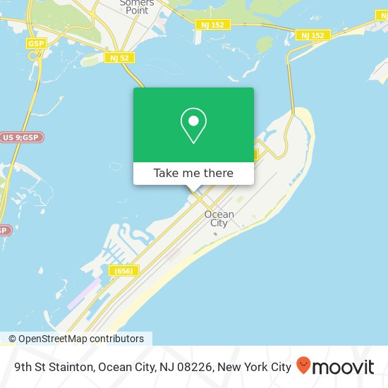 9th St Stainton, Ocean City, NJ 08226 map