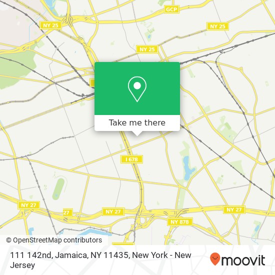 Mapa de 111 142nd, Jamaica, NY 11435