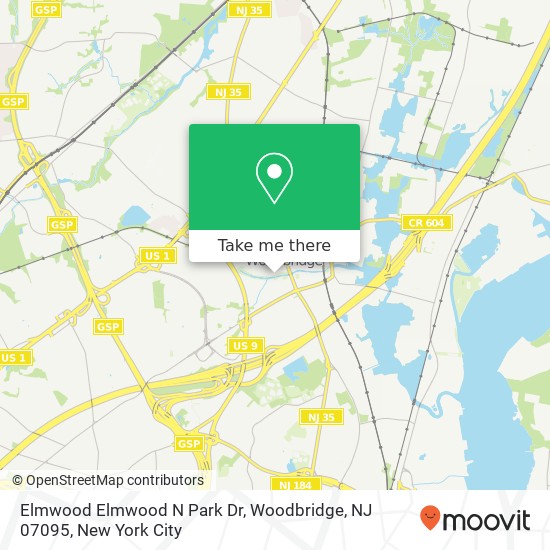 Elmwood Elmwood N Park Dr, Woodbridge, NJ 07095 map