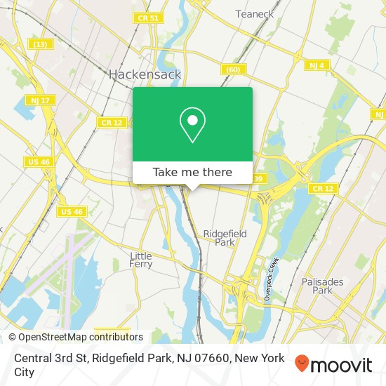Central 3rd St, Ridgefield Park, NJ 07660 map