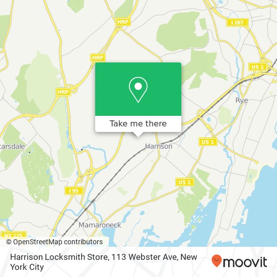 Harrison Locksmith Store, 113 Webster Ave map