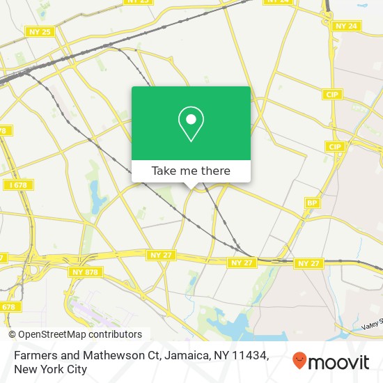 Farmers and Mathewson Ct, Jamaica, NY 11434 map