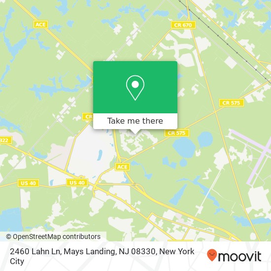 2460 Lahn Ln, Mays Landing, NJ 08330 map