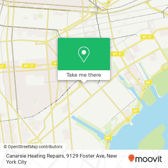 Mapa de Canarsie Heating Repairs, 9129 Foster Ave