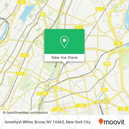 Amethyst White, Bronx, NY 10462 map