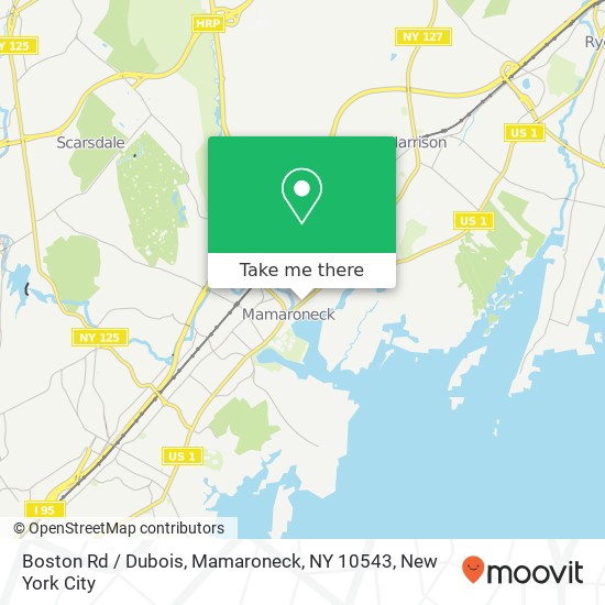 Boston Rd / Dubois, Mamaroneck, NY 10543 map