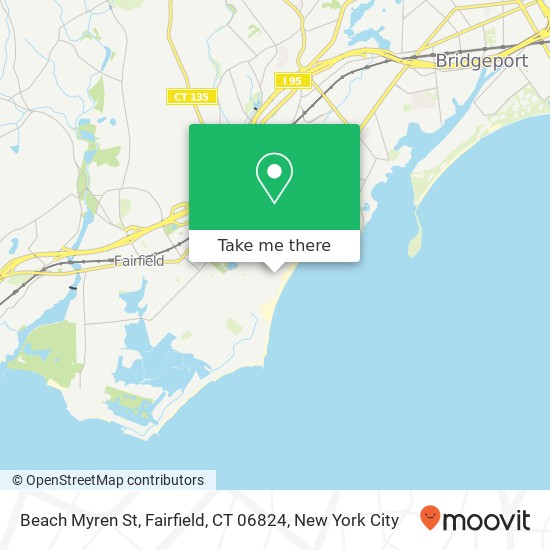 Beach Myren St, Fairfield, CT 06824 map