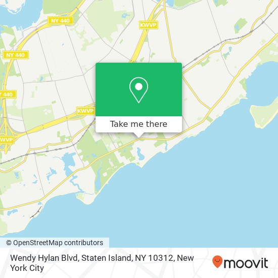 Mapa de Wendy Hylan Blvd, Staten Island, NY 10312