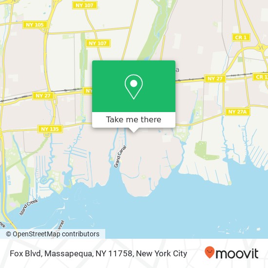 Fox Blvd, Massapequa, NY 11758 map