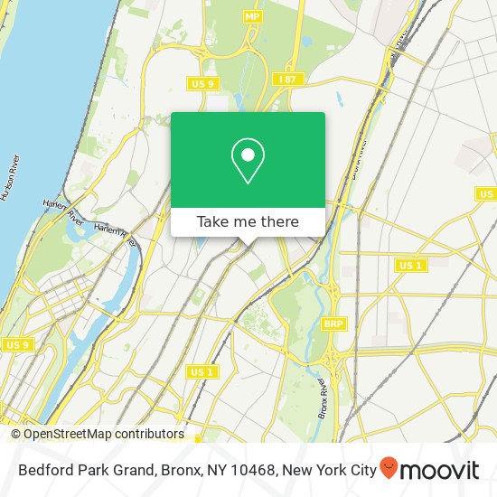 Bedford Park Grand, Bronx, NY 10468 map